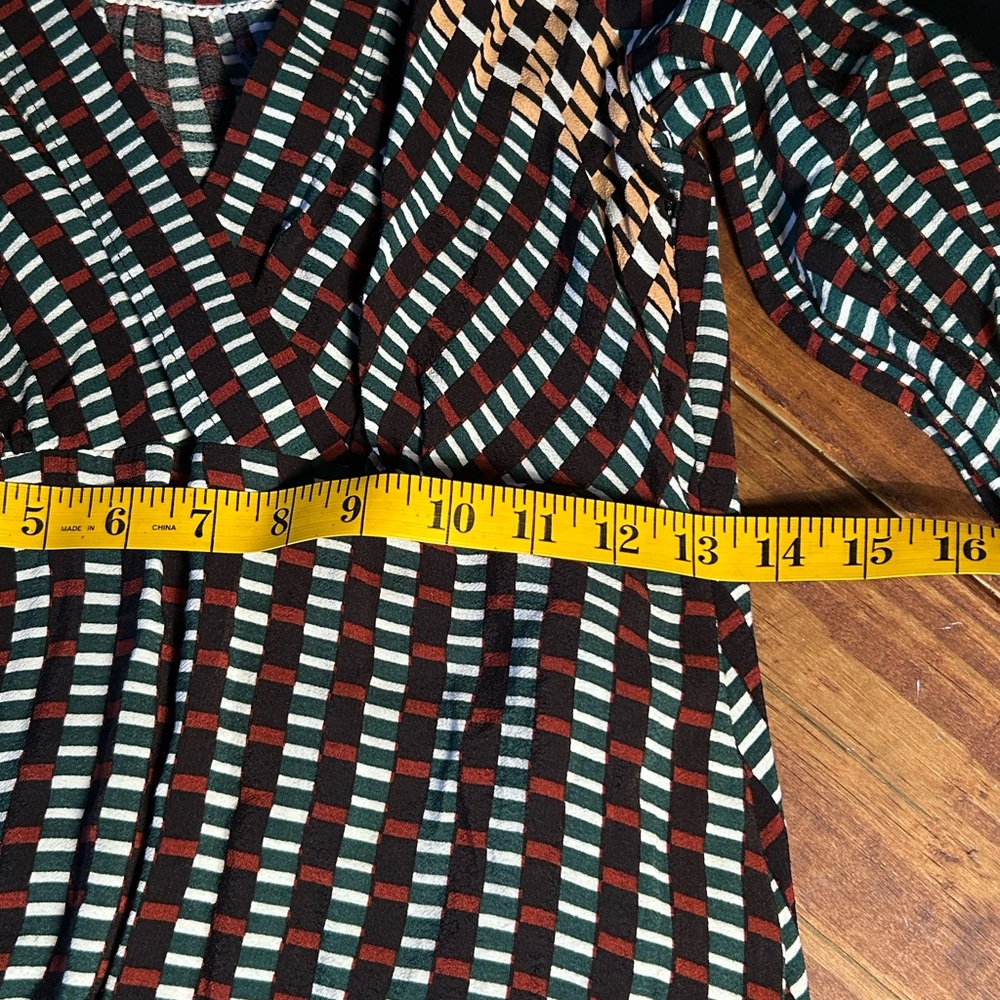 MAEVE Gianna Anthropologie tunic dress multicolored geometric print festival - Picture 11 of 12